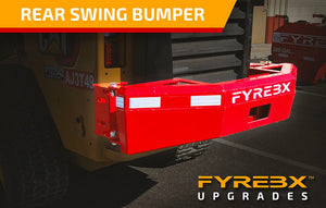 FYREBX Rear Swing Bumper with Winch Mount