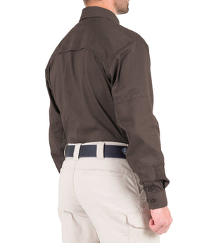 First Tactical Men's V2 Tactical Long Sleeve Shirt / Kodiak Brown