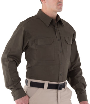 First Tactical Men's V2 Tactical Long Sleeve Shirt / OD Green