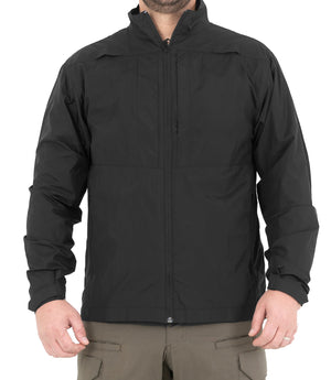 Front of Pack-It Jacket in Black