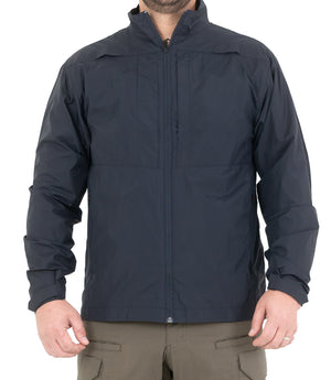 Front of Pack-It Jacket in Midnight Navy