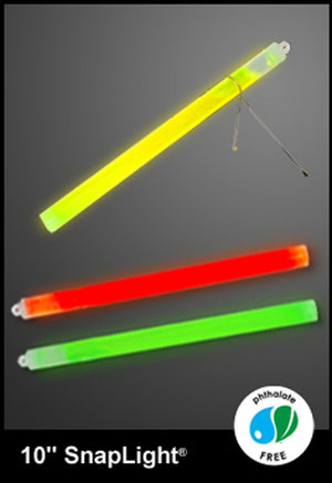 10" SnapLight® Flare Alternative (with bi-pod) - case of 40 (4 inners of 10, unfoiled) Green