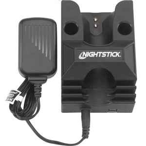 Nightstick - Metal Full-Size Dual-Light Flashlight - Li-Ion - Black