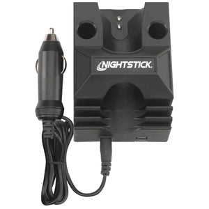 Nightstick - Metal Duty/Personal-Size Dual-Light Flashlight w/Magnet - Li-Ion - Blue