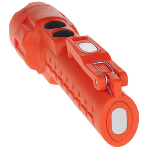 Nightstick - Dual-Light Flashlight w/Dual Magnets - 3 AA (not included) - Red