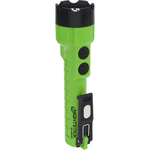 Nightstick - Dual-Light Flashlight w/Dual Magnets - 3 AA (not included) - Green