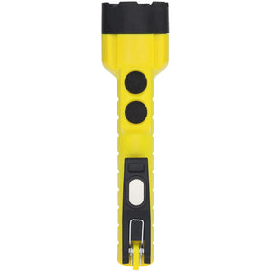 Nightstick - Dual-Light Flashlight w/Dual Magnets - 3 AA (not included) - Yellow