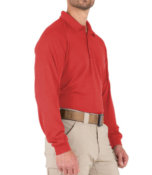 First Tactical Men's Performance Long Sleeve Polo