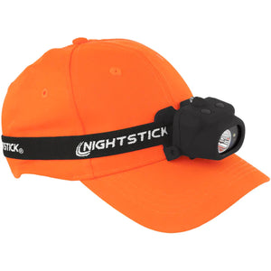 Nightstick - Dual Light Headlamp w/White Spot / White Flood - 3 AAA - Black