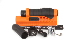 Nightstick - Polymer Shotgun Forend Light w/Green Laser - 12ga Mossberg® 500/590/590A1/Shockwave - 2 CR123 - Less Lethal Orange