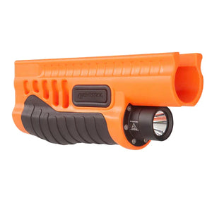 Nightstick - Polymer Shotgun Forend Light - 12ga Mossberg® 500/590/590A1/Shockwave - 2 CR123 - Less Lethal Orange