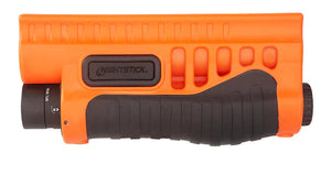 Nightstick - Polymer Shotgun Forend Light w/Green Laser - 12ga Remington® 870/TAC-14 - 2 CR123 - Less Lethal Orange