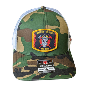 Western Fire Supply Trucker Green Camo with Patch