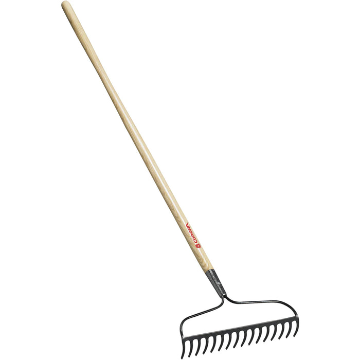 Corona Bow Head Rake, 16 in. Head, 16 Tines, Ash Hardwood Handle