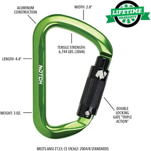 Notch D-Shape Carabiner