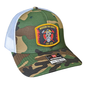 Western Fire Supply Trucker Green Camo with Patch