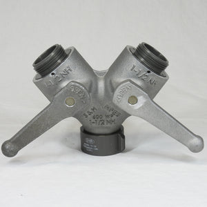 C&S Supply Female Inlet with 2 X 1 1/2" Male Outlets