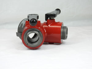 C&S Supply Gated Wye with 2 1/2" Female NST (NH) Inlet and Two 1 1/2" Male Outlets