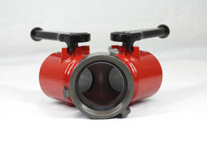 C&S Supply Gated Wye with 2 1/2" Female NST (NH) Inlet and Two 1 1/2" Male Outlets