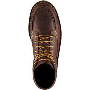 Danner Bull Run Moc Toe 6" Brown Steel Toe Boot