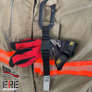 FRE Fire Glove Strap + Black Carabiner