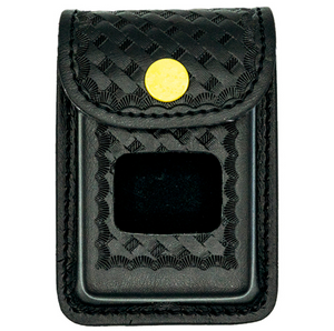 AirTek Personal Body Alarm Case, Basket Weaved, Brass Snaps