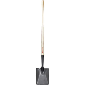 Corona Square Point Shovel, 15-Gauge, 12" Head, 48" Wood Handle