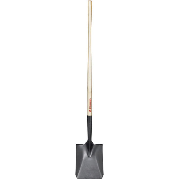 Corona Square Point Shovel, 15-Gauge, 12" Head, 48" Wood Handle