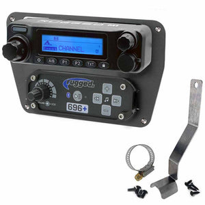 Rugged Radios Can-Am Commander and Late Model Maverick Complete Communication Kit with Intercom and 2-Way Radio - Dash Mount- STX Stereo Intercom, M1 VHF Business Band