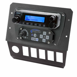 Rugged Radios Polaris General Complete Communication Kit with Intercom and 2-Way Radio - 696 PLUS Intercom, M1 VHF Business Band Radio