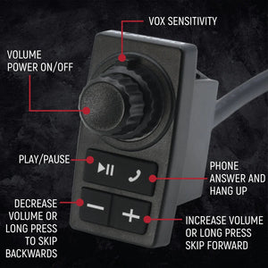 Rugged Radios Polaris RZR XP Complete Communication Kit with Rocker Switch Intercom and 2-Way Radio- M1 VHF Business Band Radio