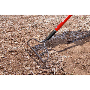 Corona Bow Head Rake, 16 in. Head, 16 Tines, Fiberglass Handle