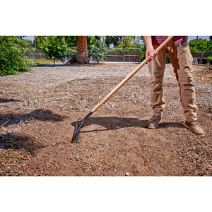 Corona Bow Head Rake, 16 in. Head, 16 Tines, Ash Hardwood Handle