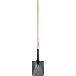 Corona Square Point Shovel, 15-Gauge, 12" Head, 48" Wood Handle