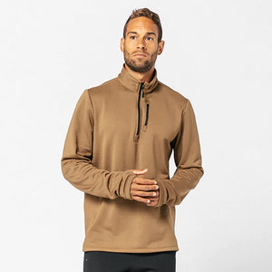 WAFFLE 1/4 ZIP PULLOVER