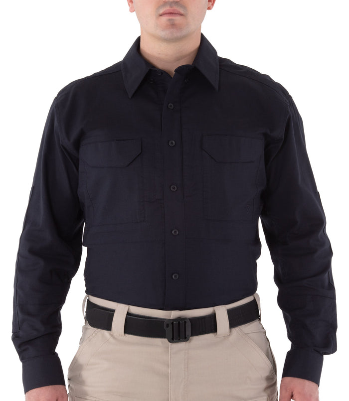 First Tactical Men's V2 Tactical Long Sleeve Shirt / Midnight Navy