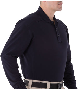 First Tactical Men's Cotton Long Sleeve Polo