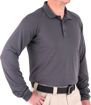 First Tactical Men's Performance Long Sleeve Polo