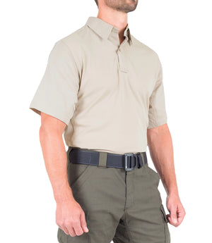 First Tactical - Men's V2 Pro Performance Short Sleeve Shirt - Silver Tan