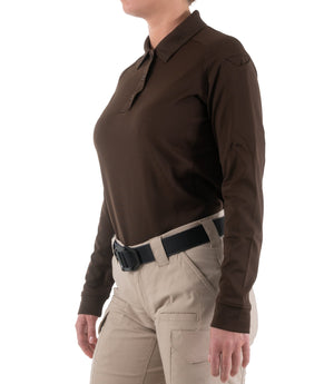 First Tactical Women's Performance Long Sleeve Polo