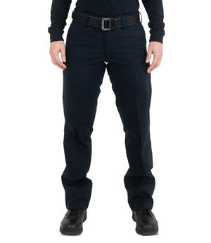 Front of Women's V2 Pro Duty 6 Pocket Pant in Midnight Navy