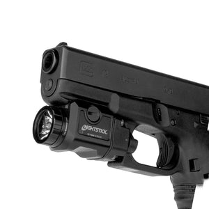 Nightstick - Compact Handgun Light w/Strobe - 1 CR123 - Black