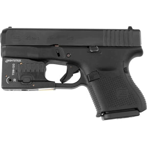Nightstick - Sub-Compact Handgun Light w/Green Laser - Li-Ion - Fits Glock® G26 / G27 / G33 / G39