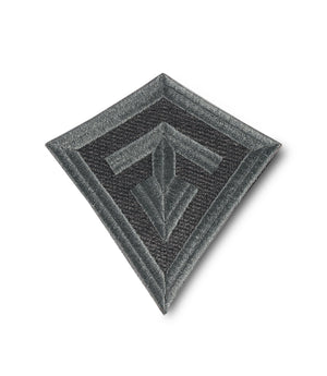 Front of Spearhead Patch in Charcoal