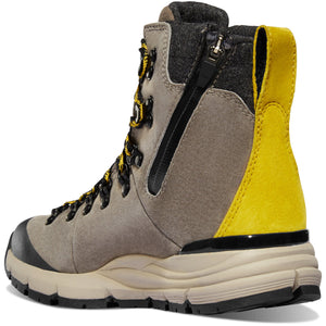 DANNER - Women's Arctic 600 Side-Zip Boot - Driftwood/Yellow Insulated 200G