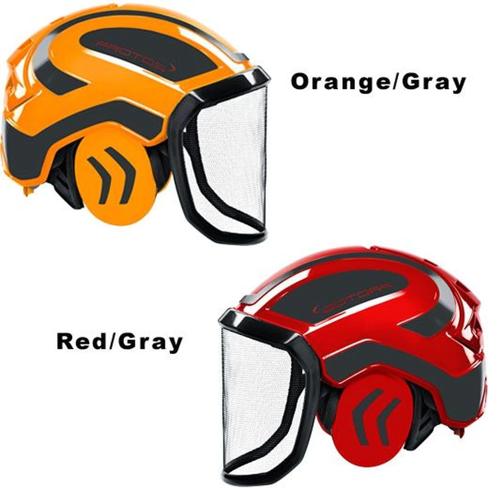 Protos Arborist Helmet System YELLOW & GREY Protos Arborist Helmet System YELLOW & GREY