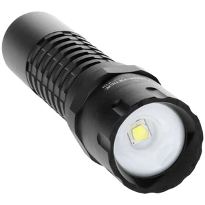 Nightstick - Metal Adjustable Beam Flashlight - 1 AA  - Black