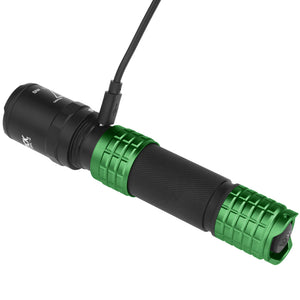 Nightstick - USB DUAL-LIGHT TACTICAL FLASHLIGHT - GREEN