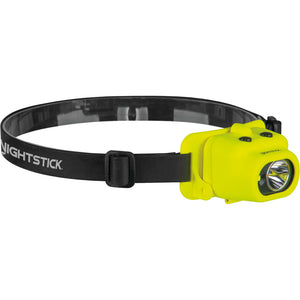 Nightstick - Intrinsically Safe Dual-Light Headlamp Kit w/Zero-Band Mount - MagMate™ USB - Li-Ion - Green - UL913 / ATEX