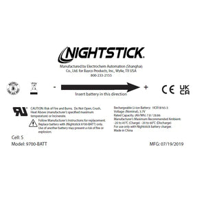 Nightstick - Replacement Li-Ion Battery - NSR-9700 Series